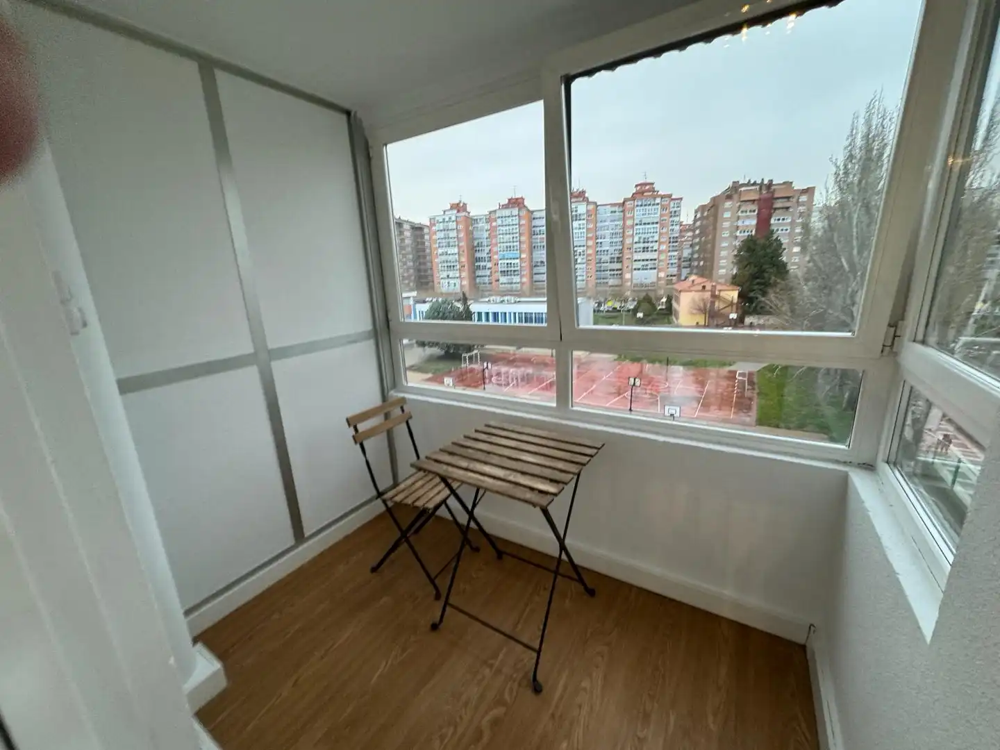 Terraza de Apartamento de alquiler en Burgos con Calefacción, Parquet y Amueblado