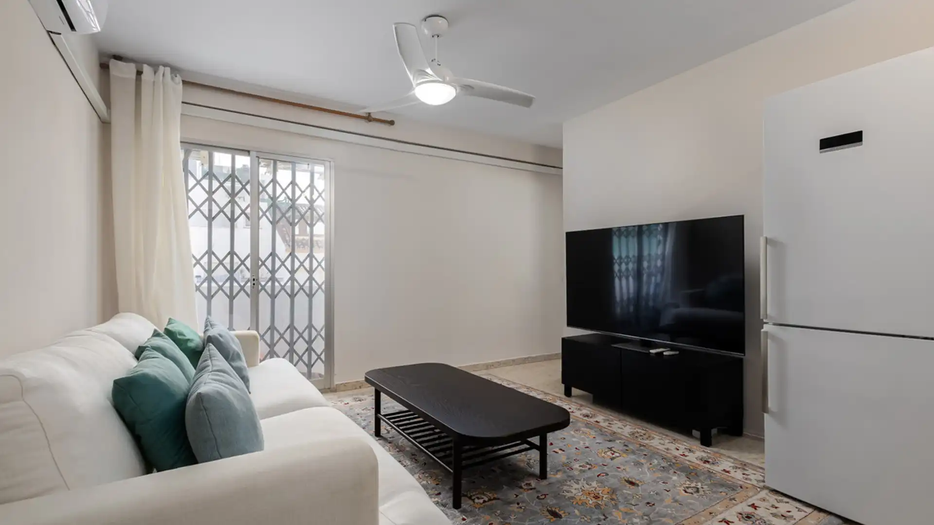 Sala de estar de Piso en venta en Marbella con Aire acondicionado, Amueblado y Balcón