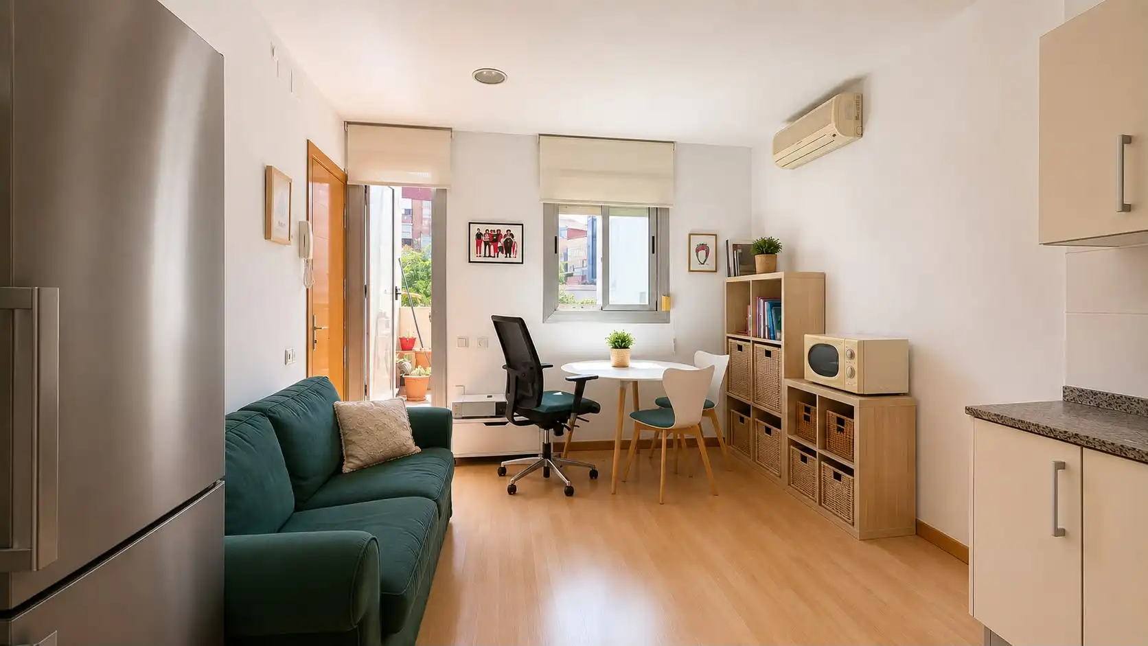 Sala de estar de Ático en venta en Barcelona con Terraza
