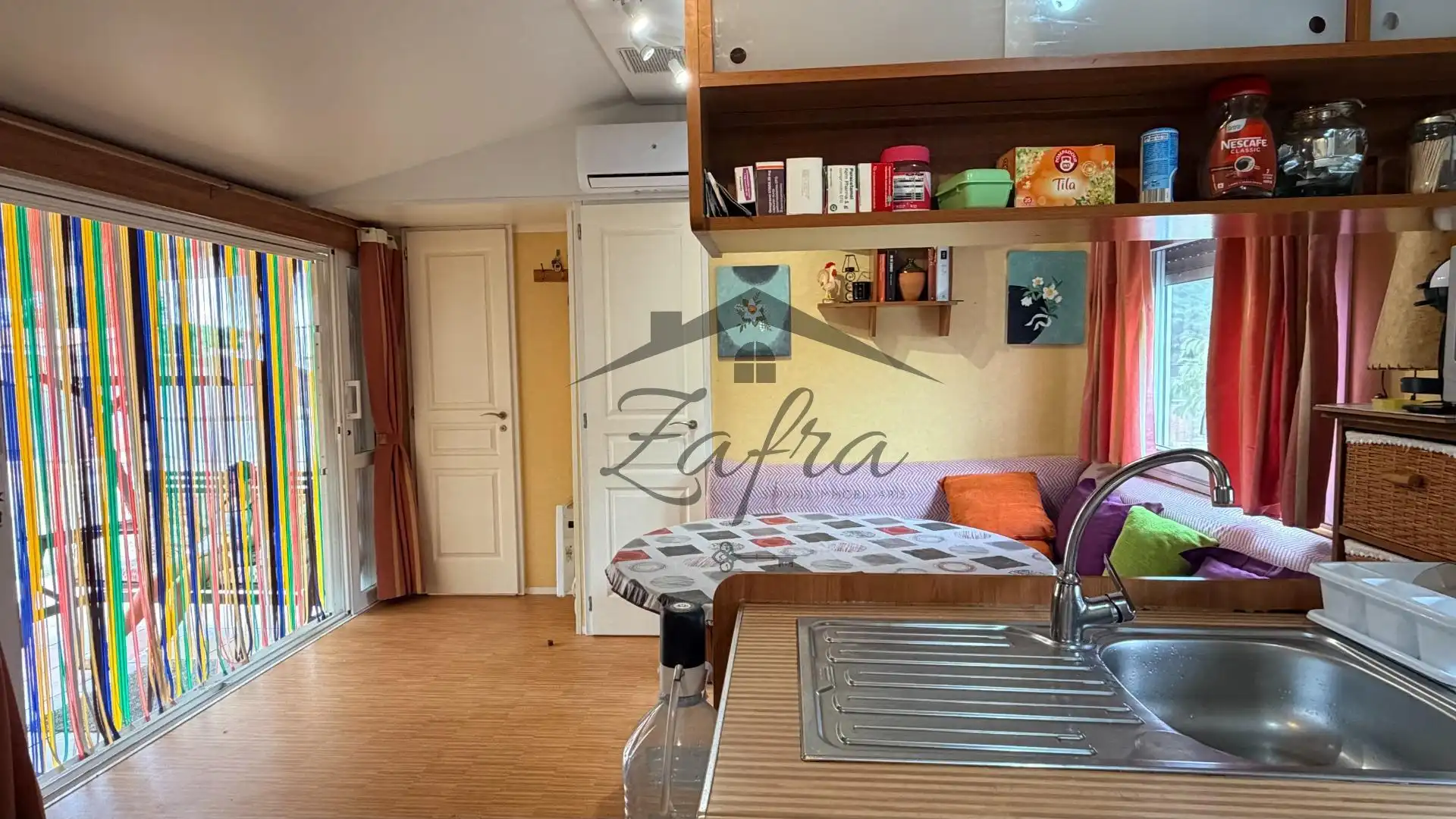 Sala d'estar de Casa o xalet en venda en Llagostera amb Calefacció i Jardí privat