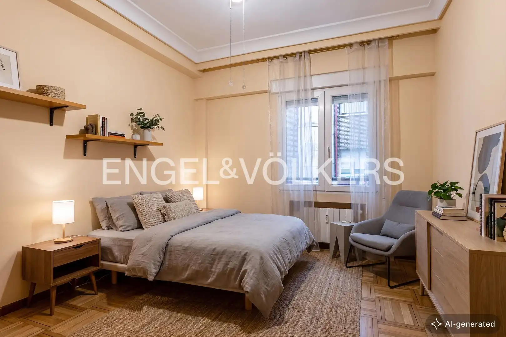 Bedroom of Flat for sale in Madrid  with Heating and Storage room