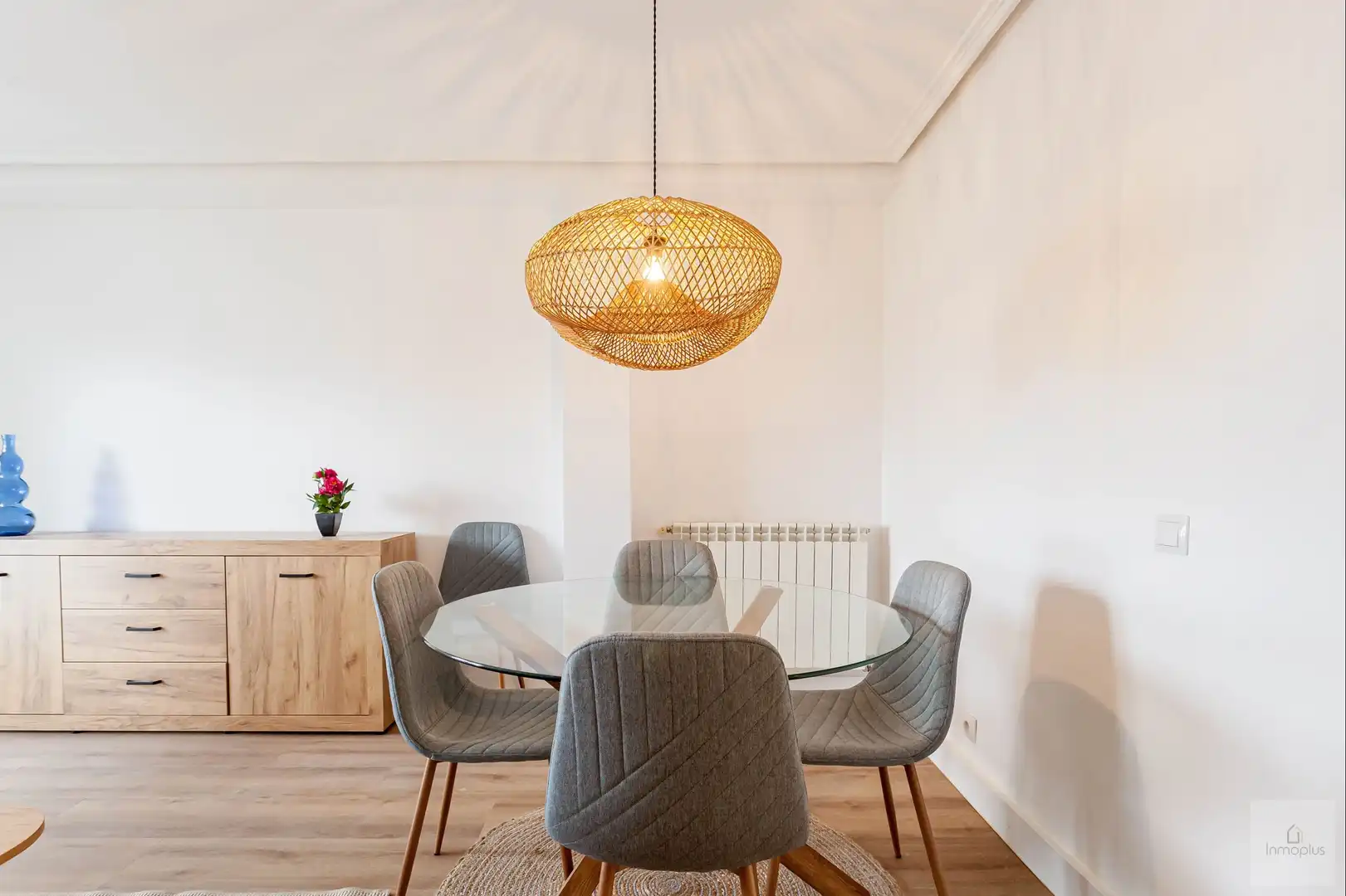 Dining room of Flat for sale in Móstoles  with Air Conditioner, Terrace and Furnished