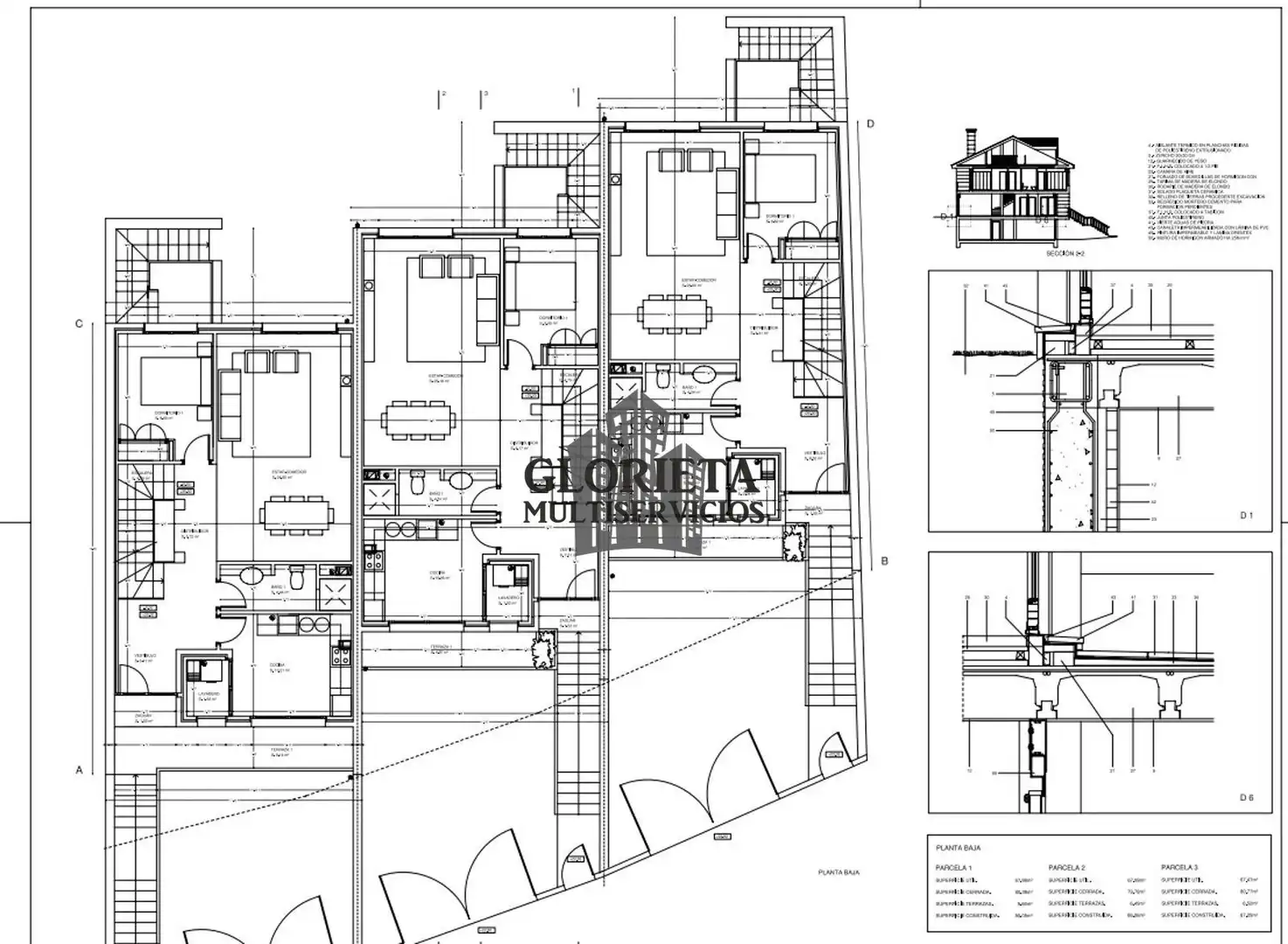 Casa adosada en venta en Vigo  con Calefacción, Parquet y Terraza