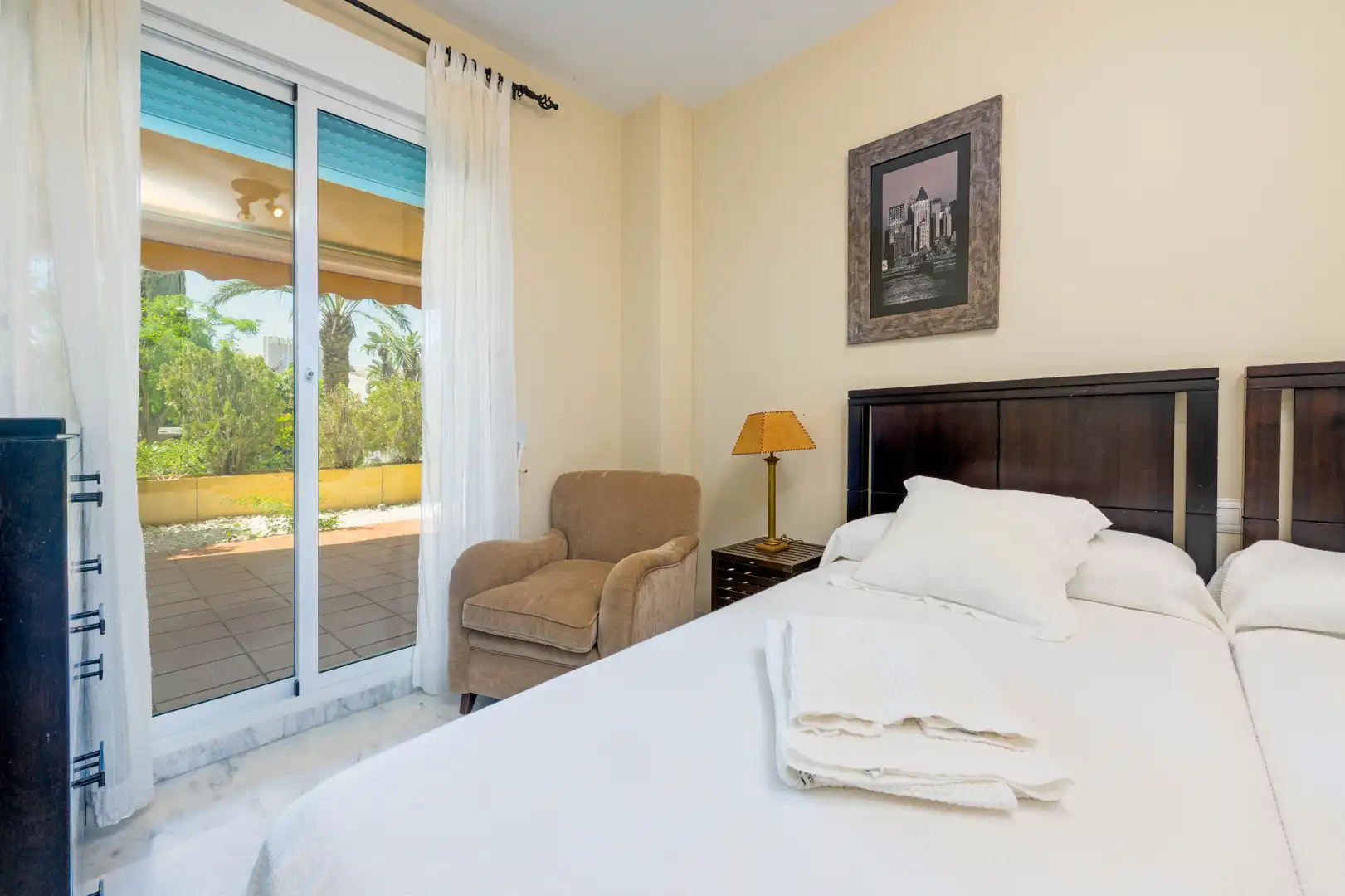 Bedroom of Ground floor for sale in Marbella  with Air Conditioner, Heating and Terrace