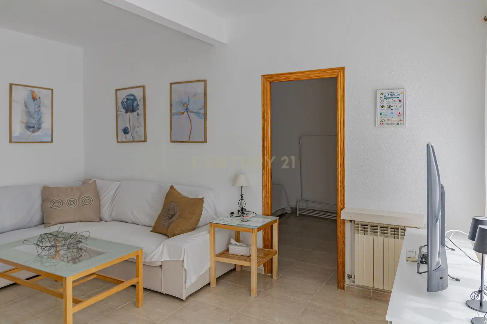 Living room of Houses for rent in Calpe / Calp  with Air Conditioner, Private garden and Swimming Pool
