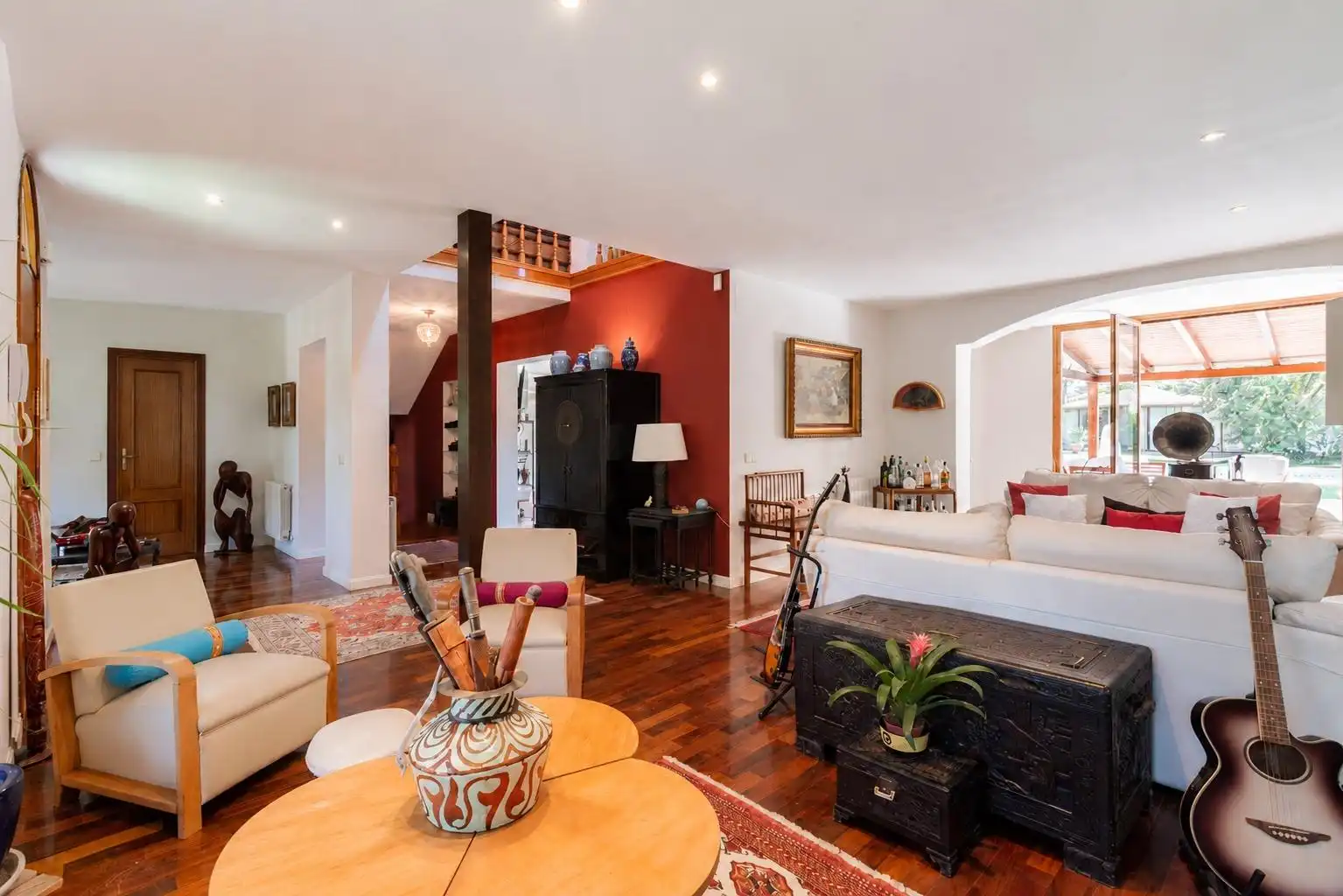 Living room of Houses for sale in Boadilla del Monte  with Heating, Private garden and Terrace