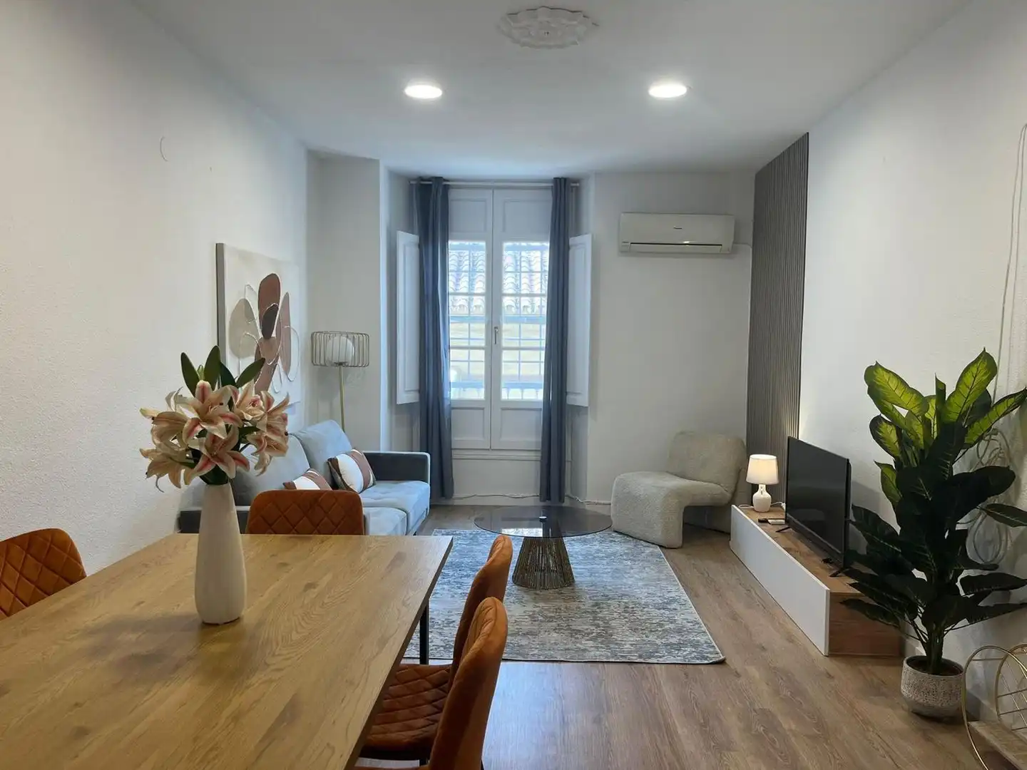 Sala d'estar de Pis en venda en Málaga Capital