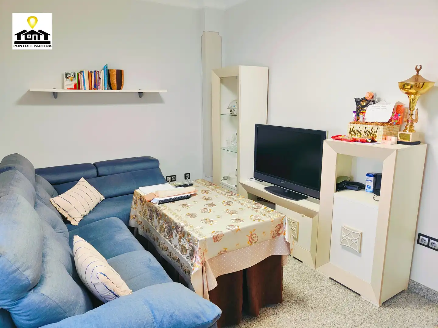 Wohnzimmer von Country house zum Verkauf in Utrera mit Klimaanlage, Heizung und Privatgarten