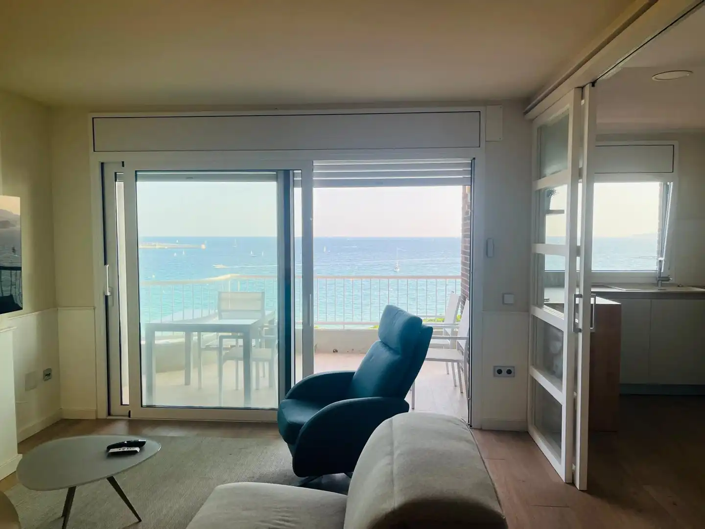 Sala de estar de Apartamento en venta en Palamós con Aire acondicionado, Calefacción y Terraza