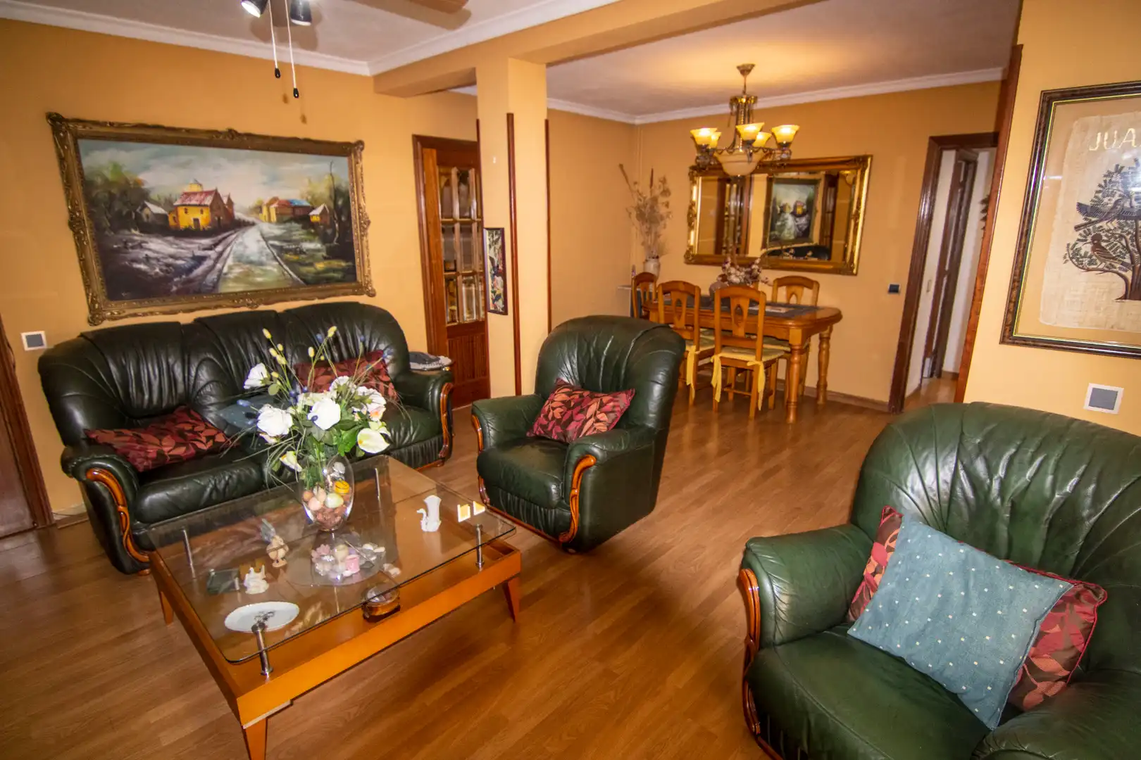 Wohnzimmer von Wohnung zum Verkauf in Madrid mit Heizung, Terrasse und Möbliert