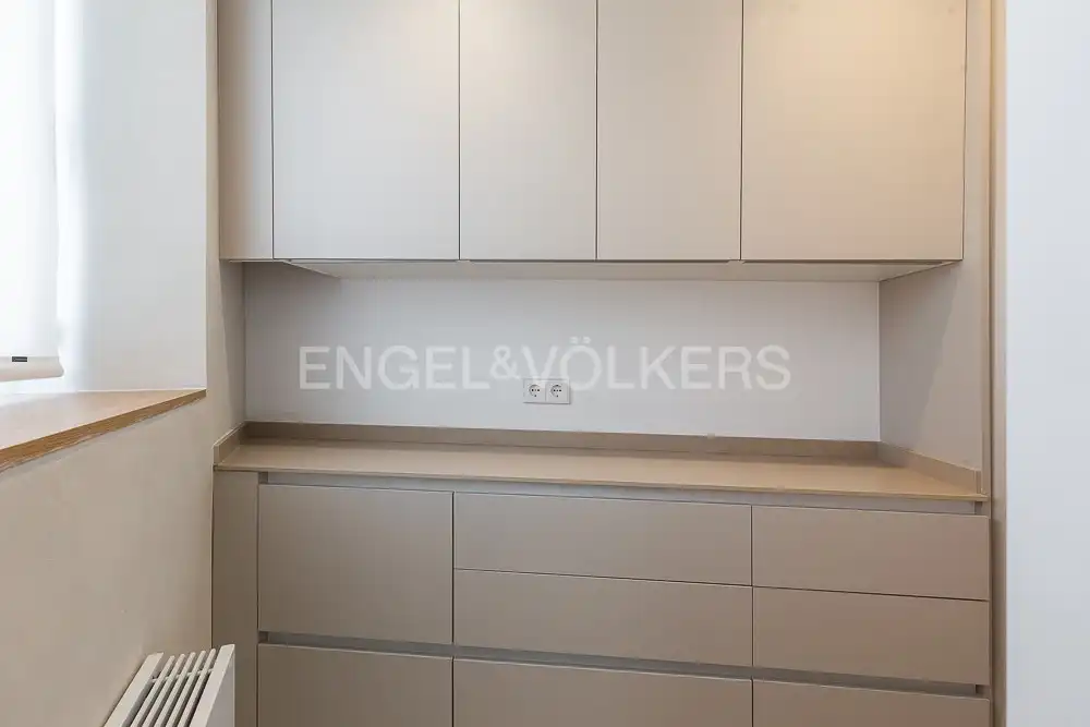 Cocina de Ático de alquiler en Valencia con Aire acondicionado, Calefacción y Terraza