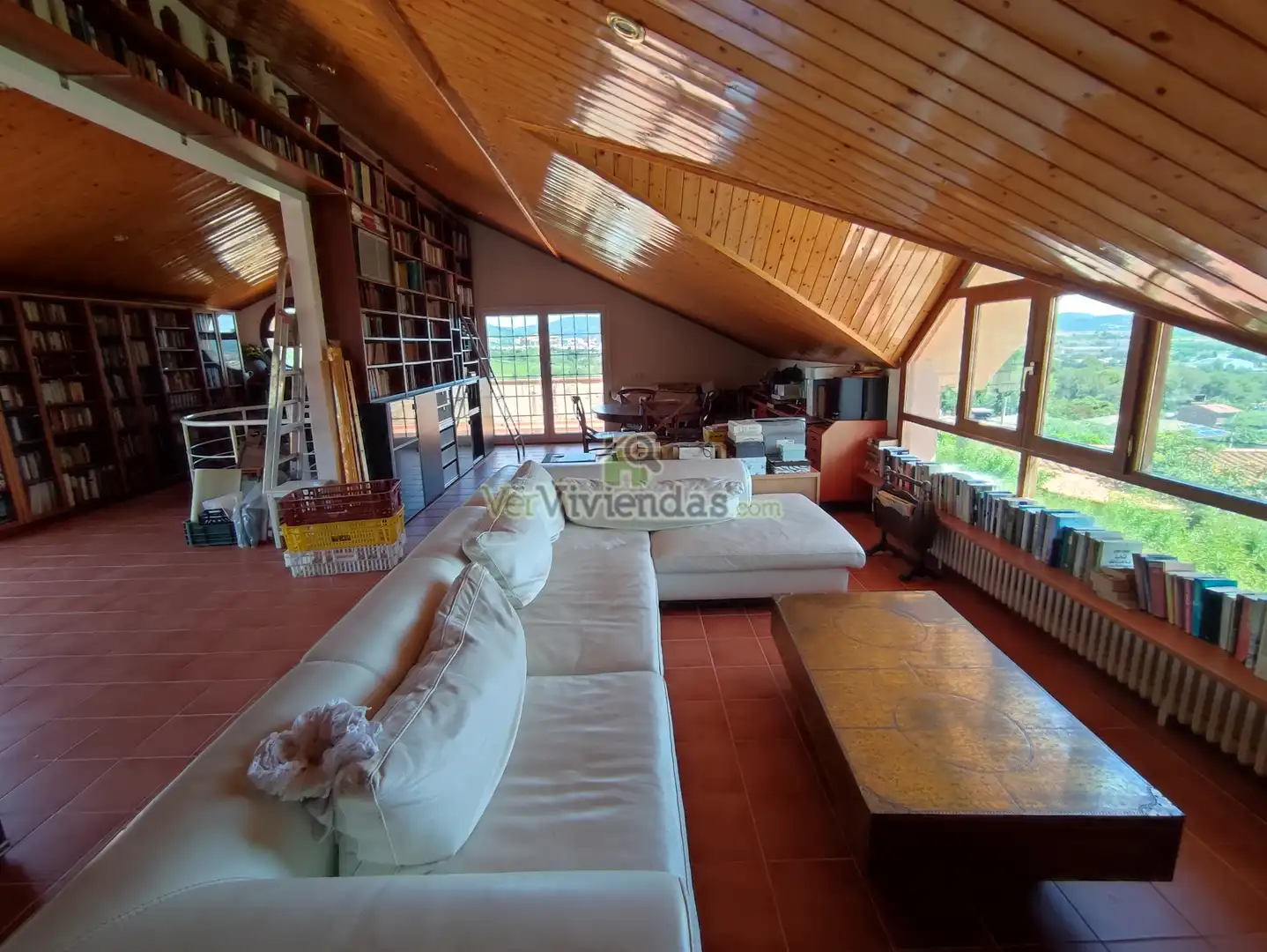 Sala de estar de Casa o chalet en venta en Esparreguera con Calefacción, Jardín privado y Parquet