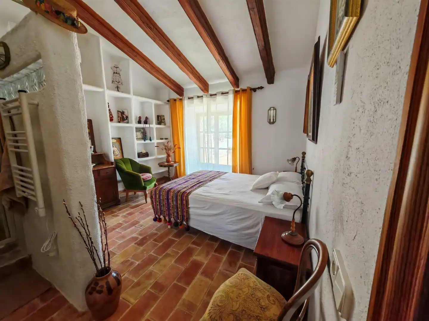 Habitación de Finca rústica en venta en Algaida con Aire acondicionado, Calefacción y Jardín privado