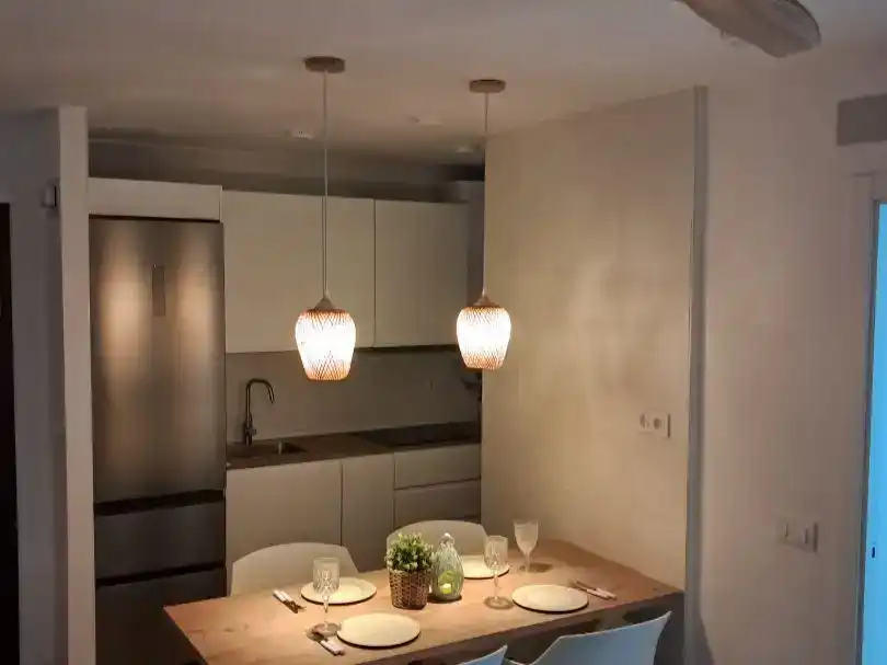 Cocina de Piso de alquiler en Sevilla con Aire acondicionado, Parquet y Amueblado