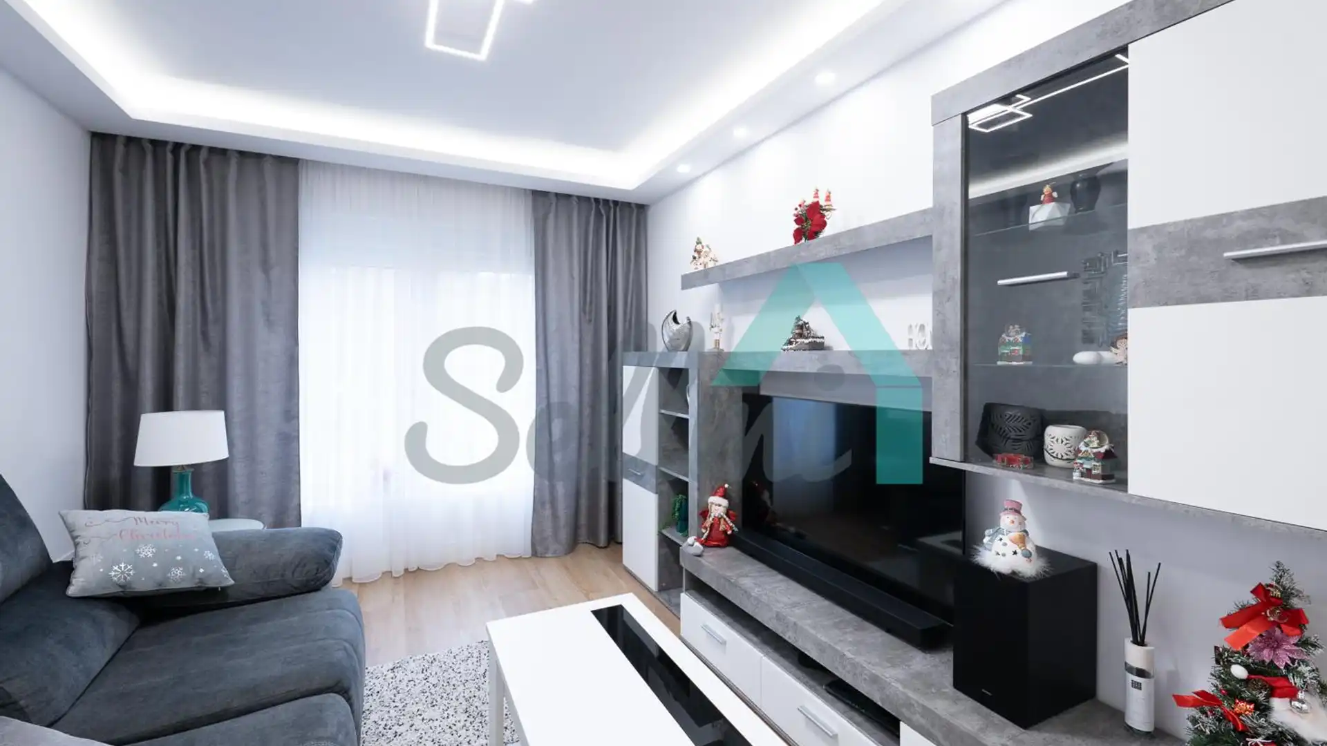 Living room of Flat for sale in Oviedo   with Air Conditioner