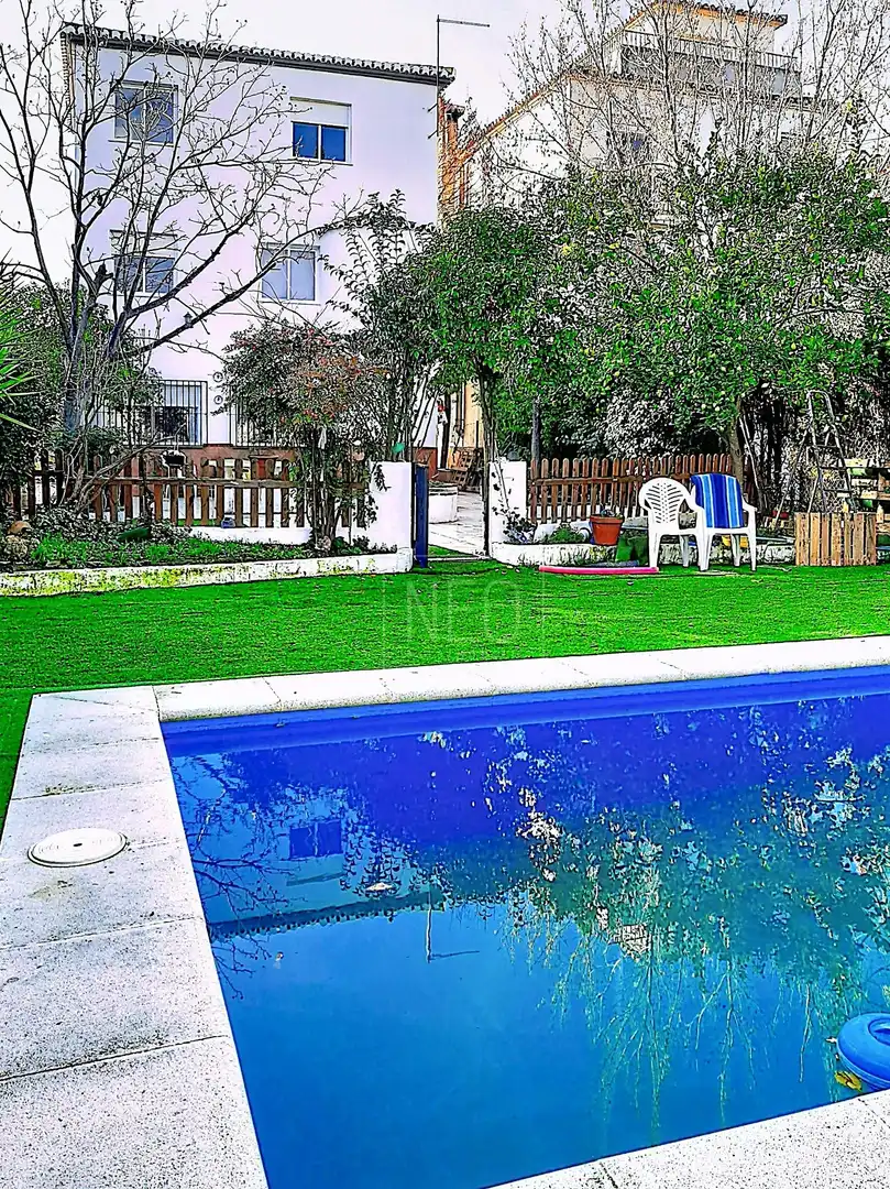 Piscina de Casa o chalet en venta en Cúllar Vega con Aire acondicionado, Calefacción y Jardín privado