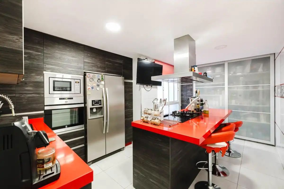 Kitchen of Flat for sale in Málaga  with Air Conditioner, Heating and Terrace