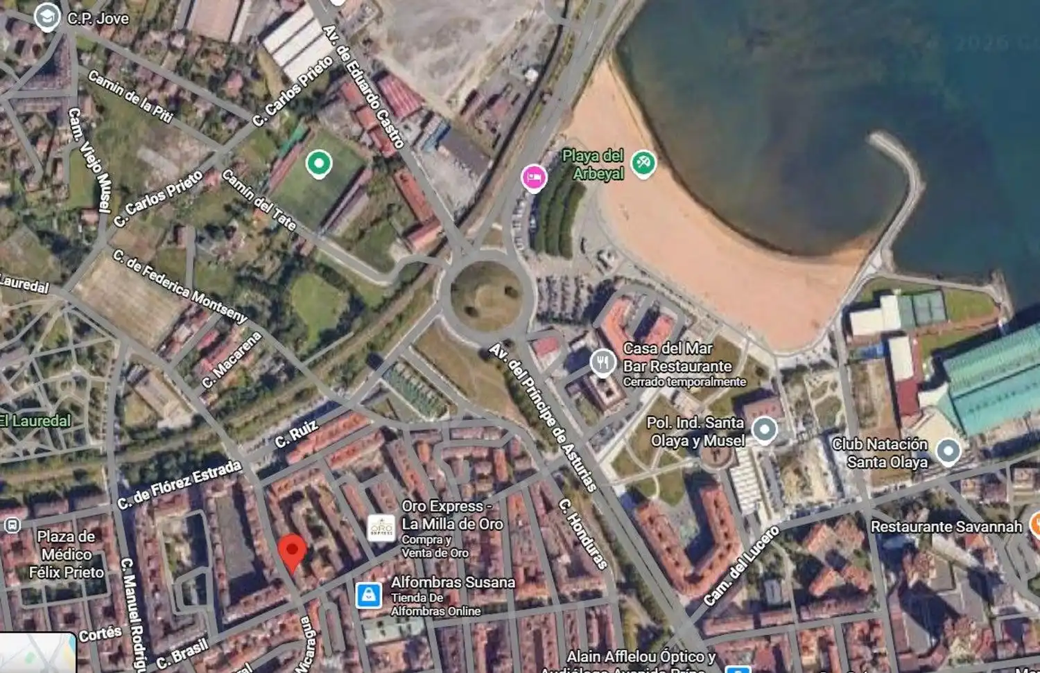 Exterior view of Flat for sale in Gijón   with Swimming Pool