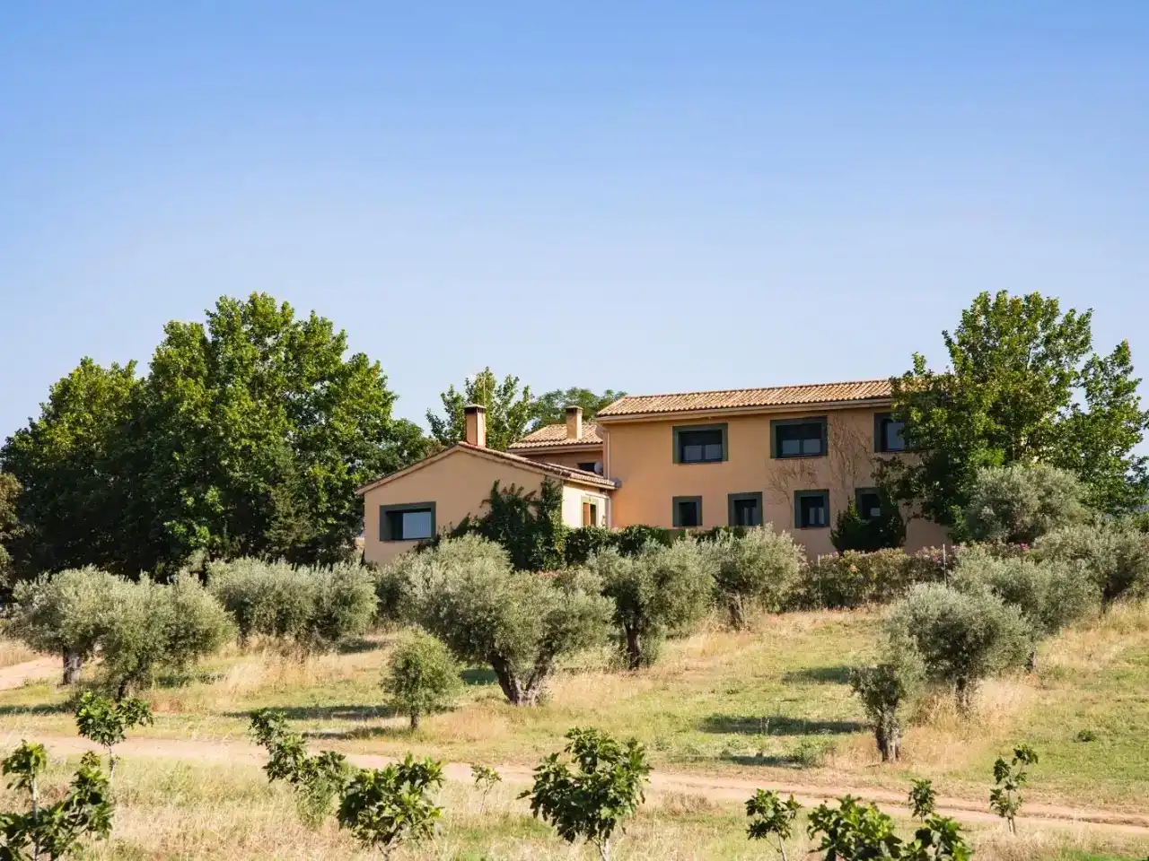 Vista exterior de Finca rústica en venda en Garvín amb Aire condicionat, Jardí privat i Piscina