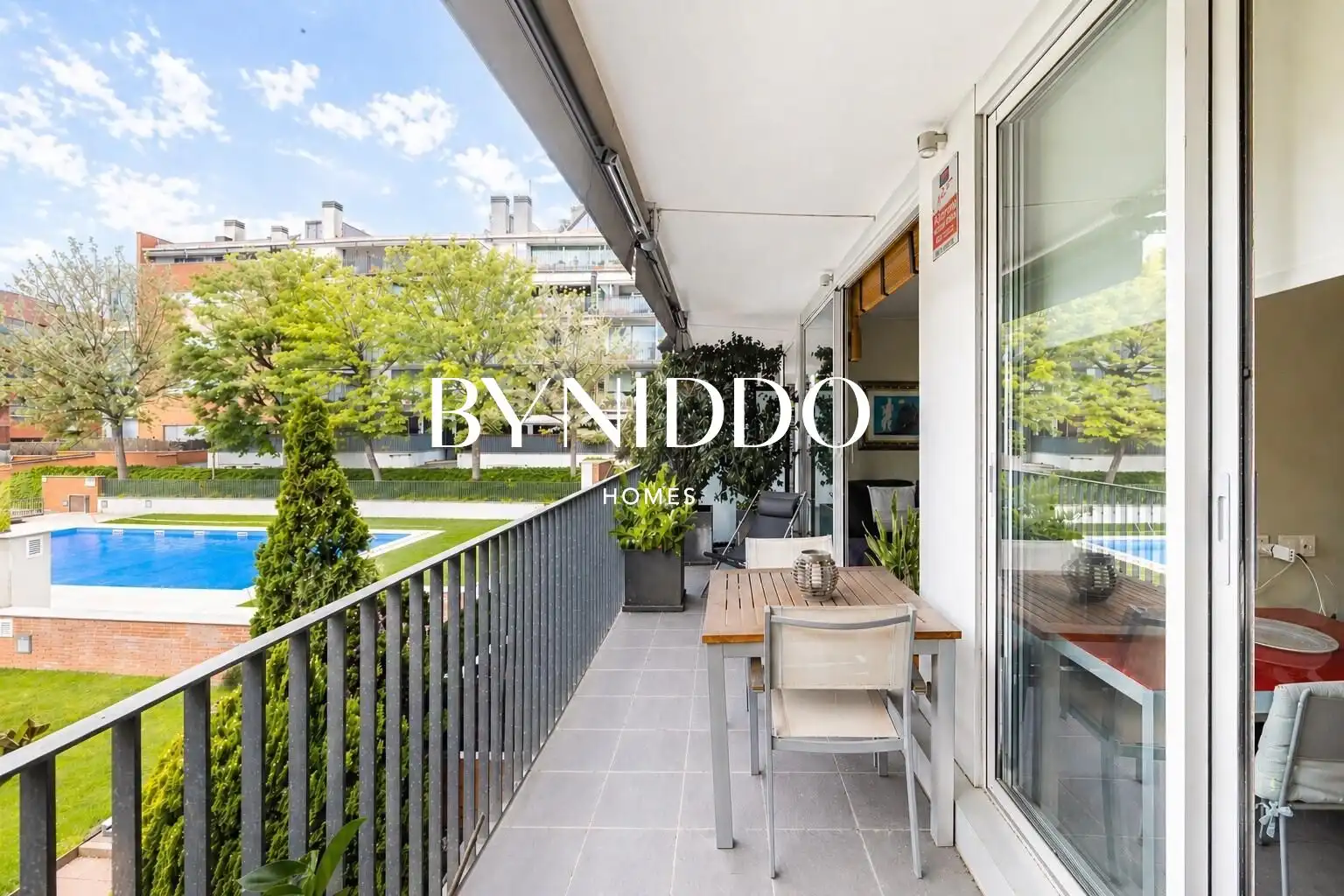 Terrace of Flat for sale in Sant Cugat del Vallès  with Air Conditioner, Heating and Private garden
