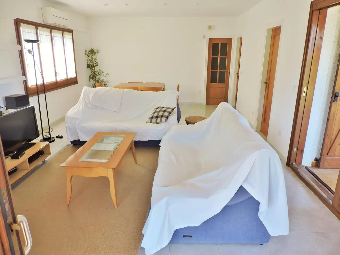 Sala de estar de Casa o chalet en venta en Ventalló con Aire acondicionado y Jardín privado