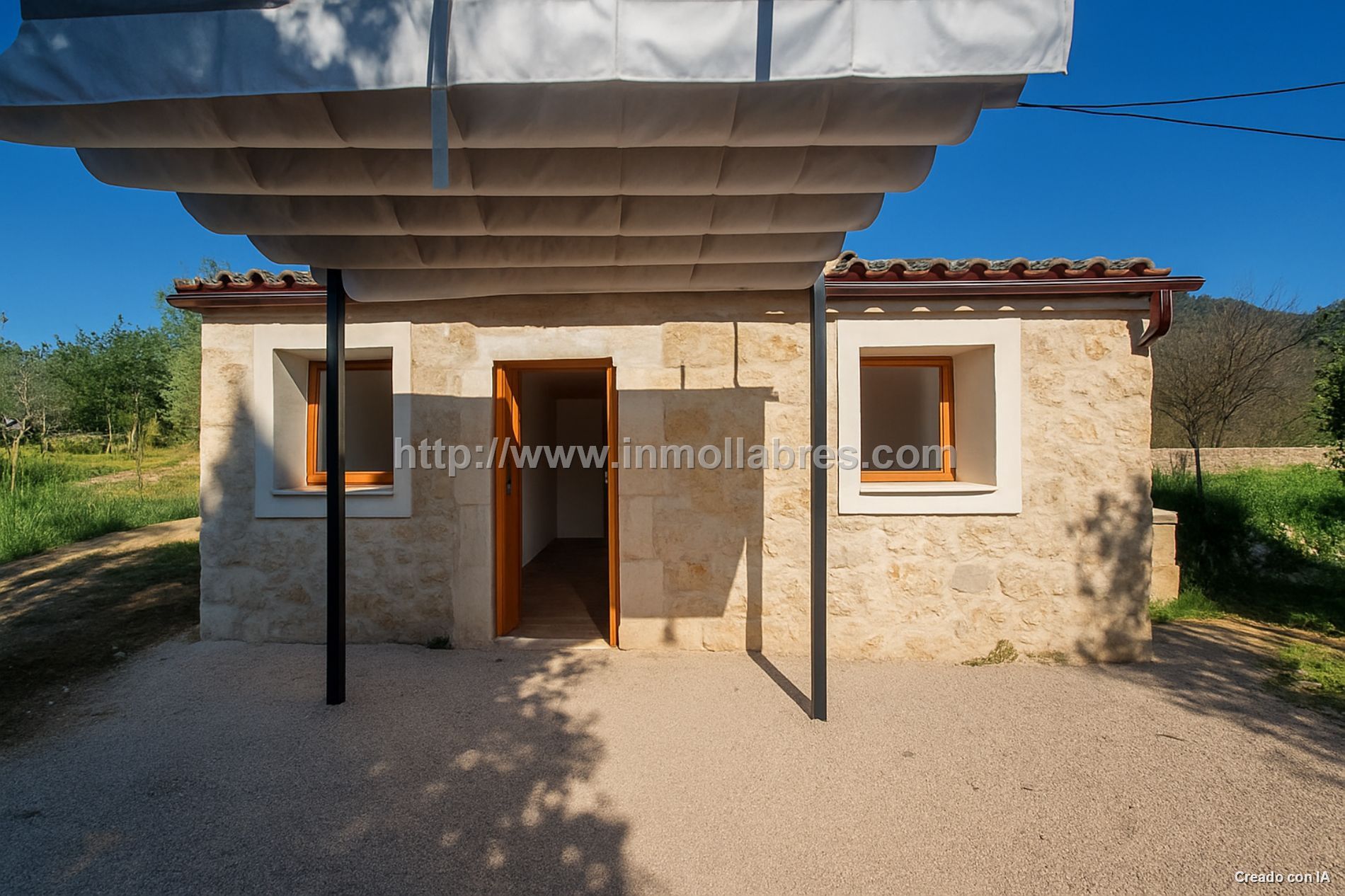Vista exterior de Finca rústica de lloguer en Selva amb Aire condicionat i Terrassa