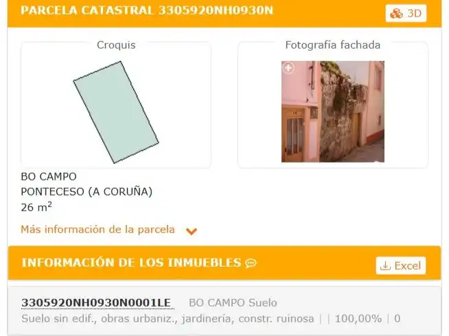Vista exterior de Residencial en venta en Ponteceso, A Coruña