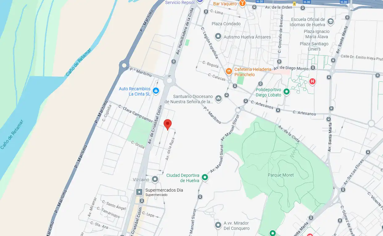 Vista exterior de Piso en venta en Huelva