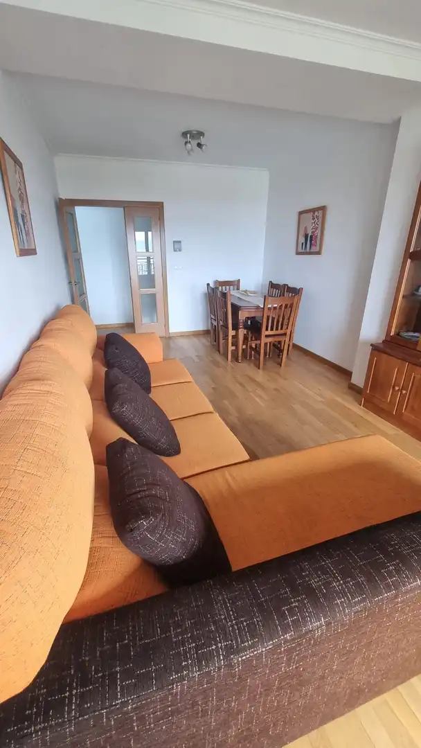 Living room of Flat for rent in Sanxenxo  with Heating, Terrace and Furnished