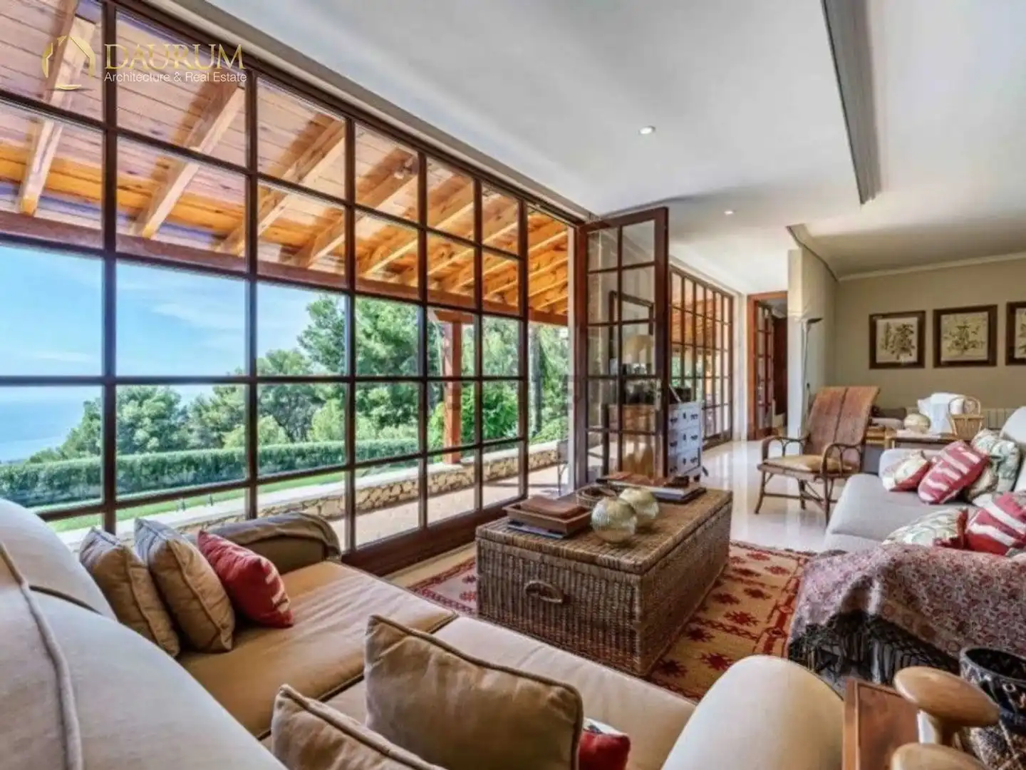 Living room of Houses for sale in Málaga  with Air Conditioner, Private garden and Swimming Pool