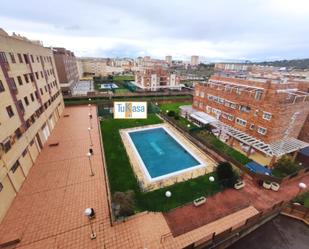 Swimming pool of Attic to rent in Cáceres Capital  with Air Conditioner, Heating and Private garden