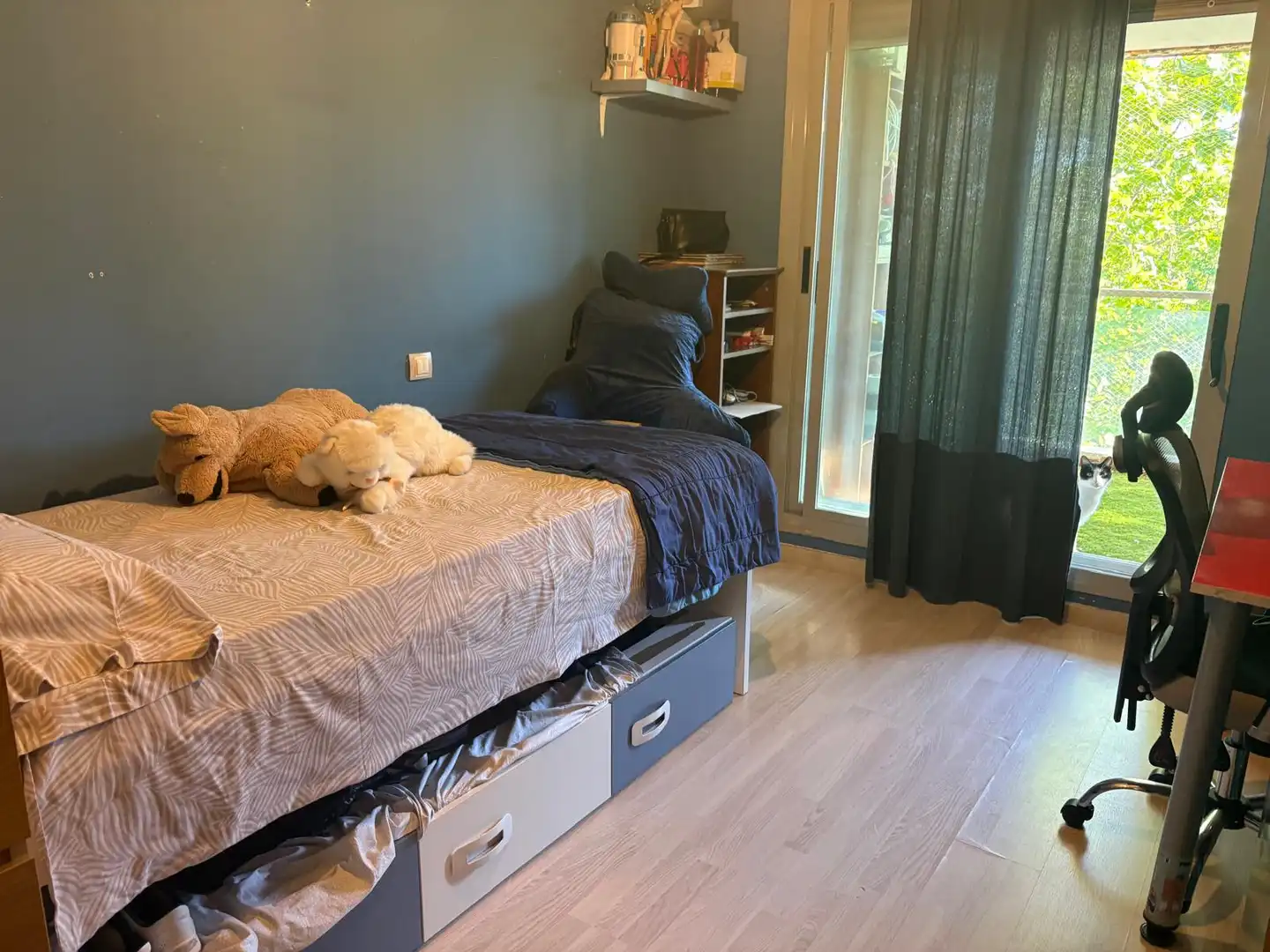 Schlafzimmer von Dachboden zum Verkauf in Yebes mit Klimaanlage, Heizung und Terrasse