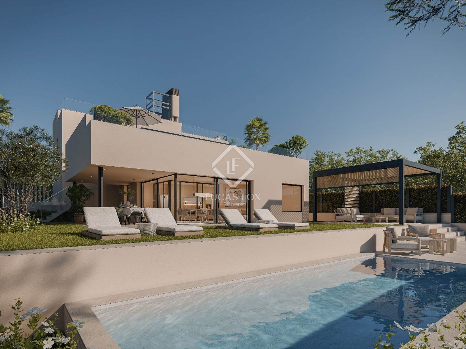 Vista exterior de Casa o xalet en venda en Sitges amb Aire condicionat, Calefacció i Jardí privat