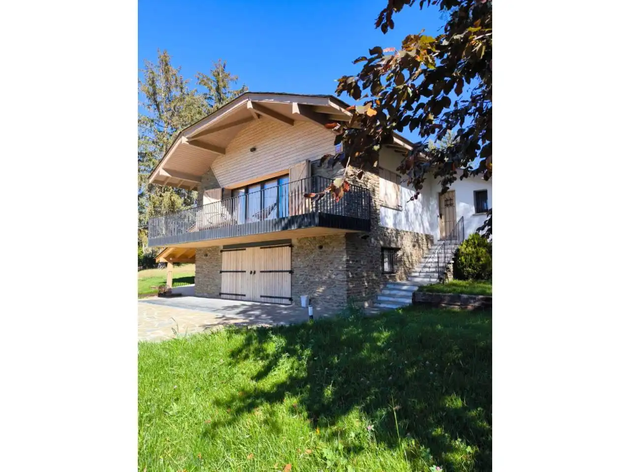 Exterior view of Houses for rent in Fontanals de Cerdanya  with Private garden, Parquet flooring and Terrace