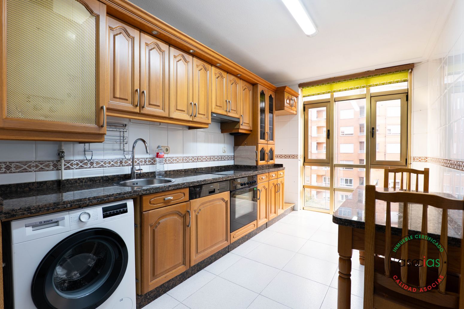 Kitchen of Flat for sale in Gijón   with Heating, Parquet flooring and Storage room