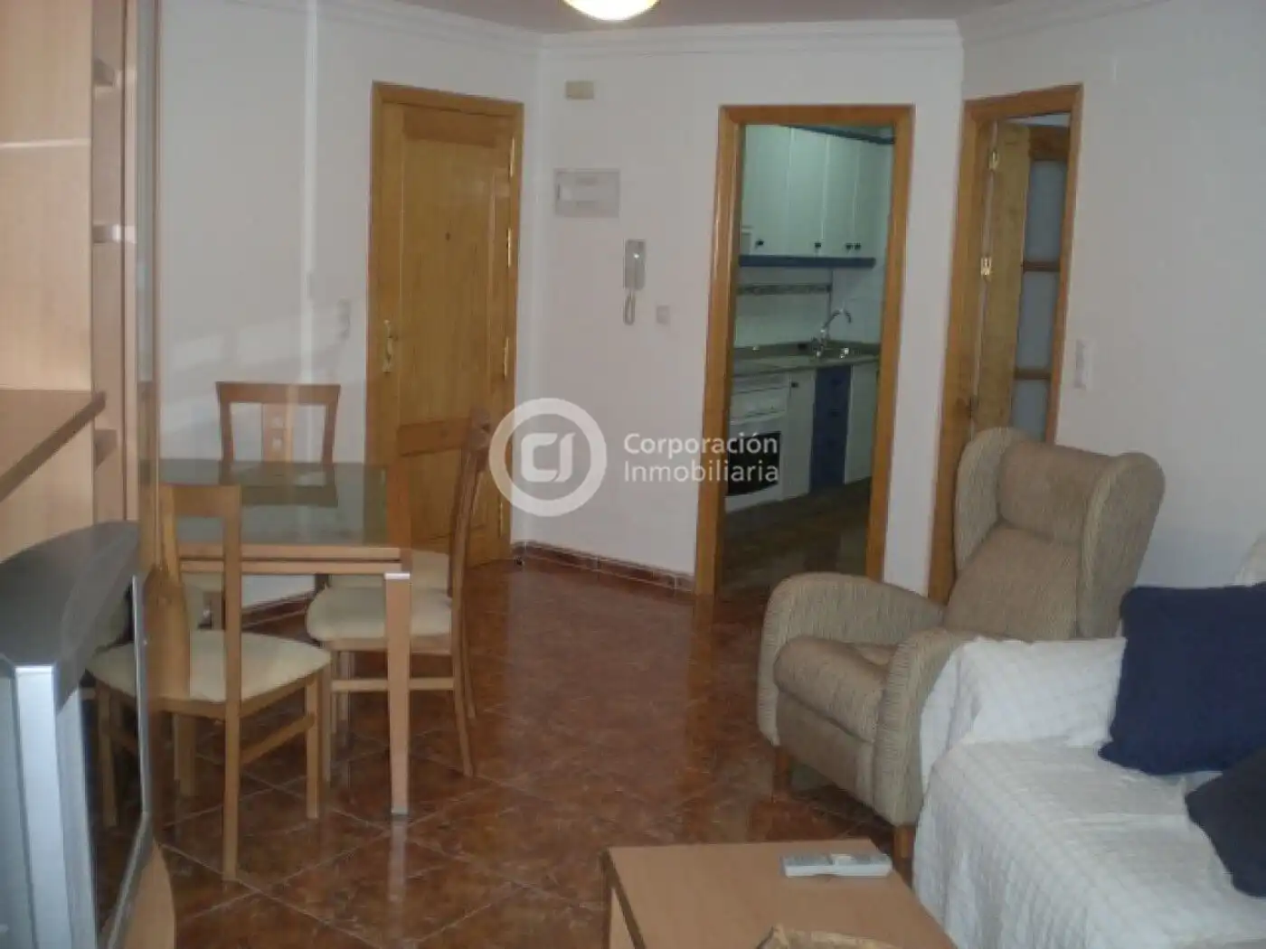 Sala d'estar de Apartament en venda en Lorca amb Jardí privat, Moblat i Balcó