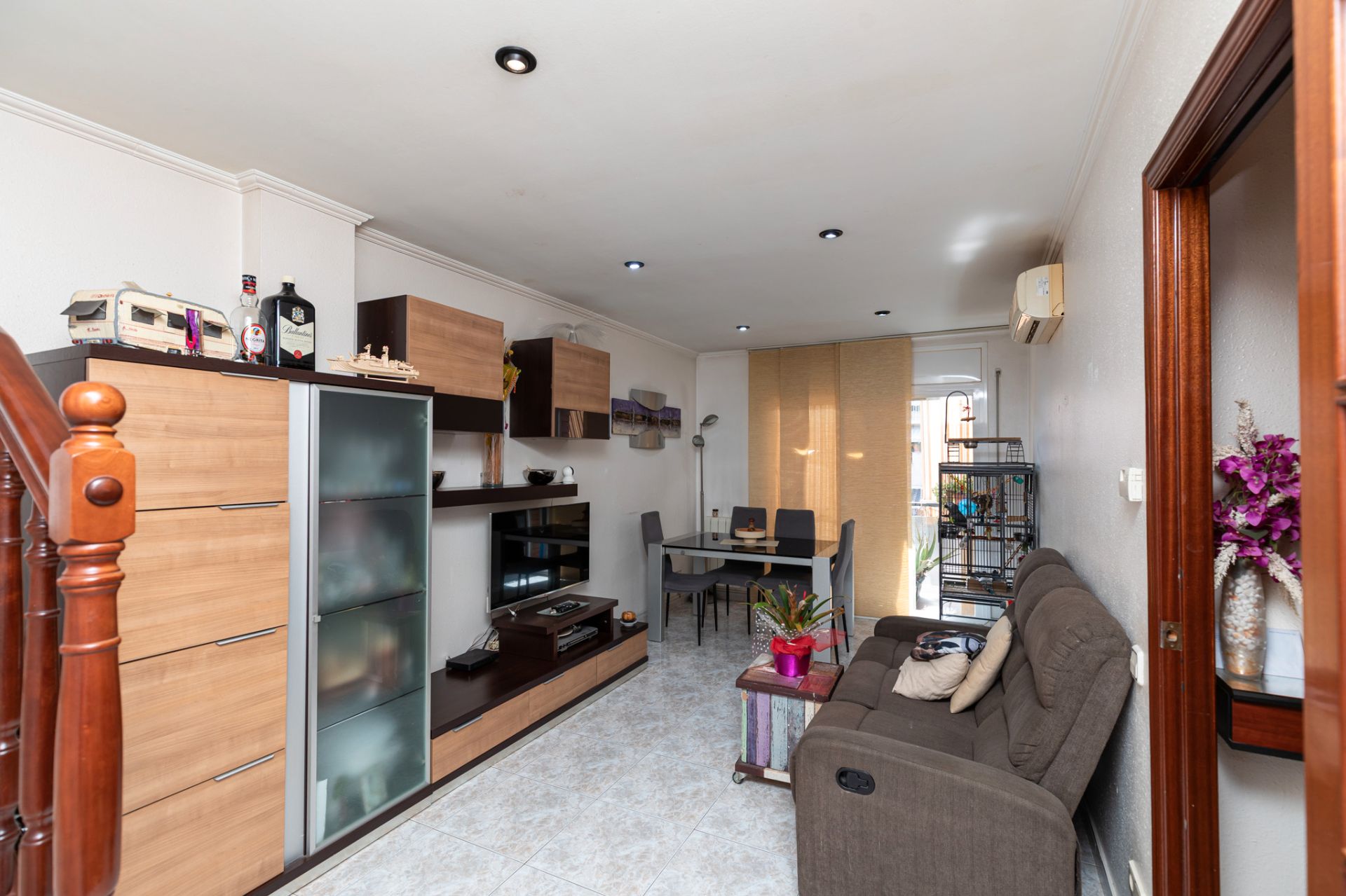 Living room of Duplex for sale in Les Franqueses del Vallès  with Air Conditioner, Heating and Terrace