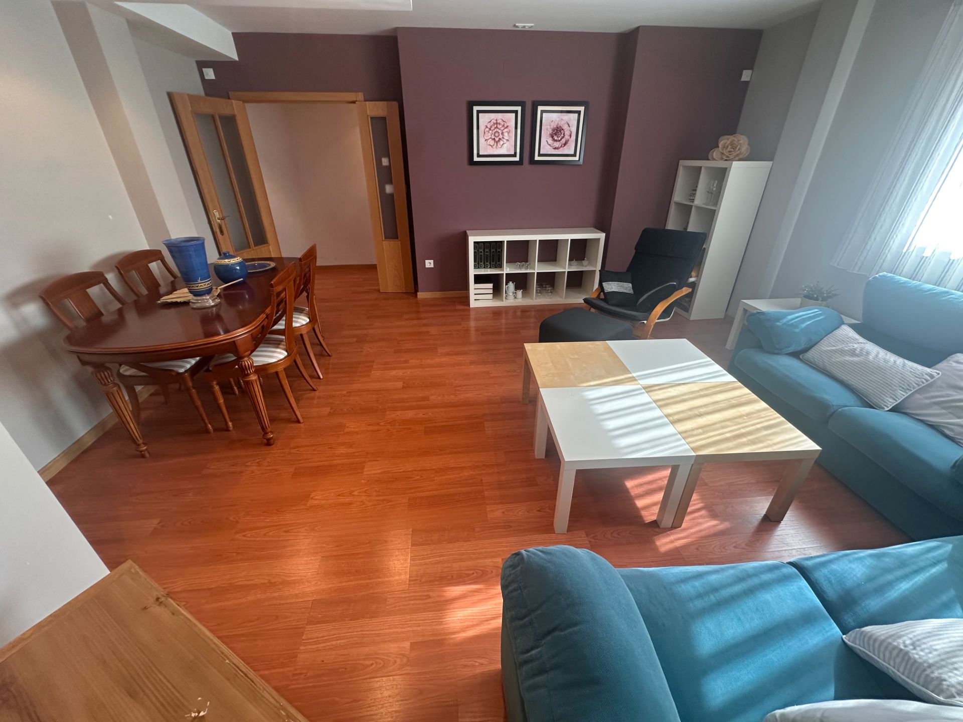 Living room of Single-family semi-detached to rent in Villar de Olalla  with Heating and Furnished