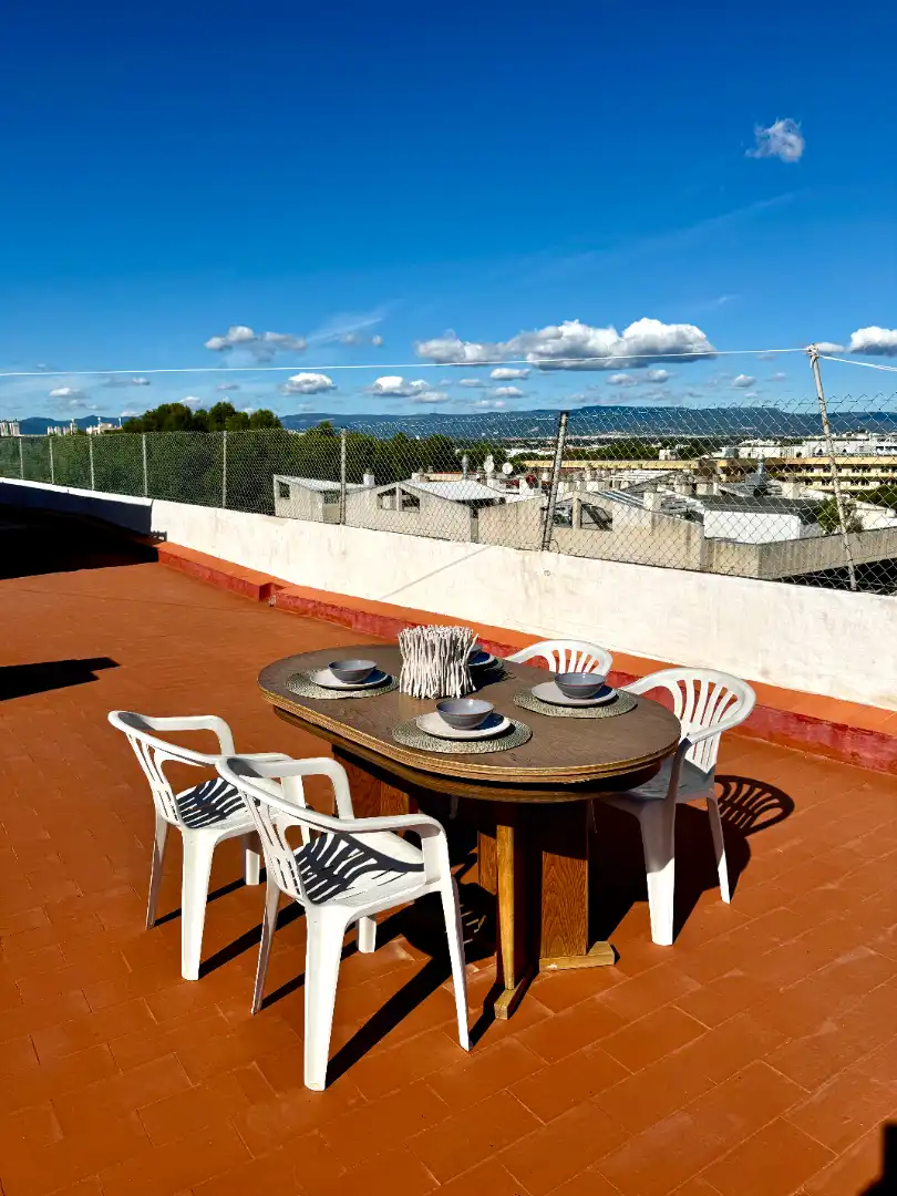 Terraza de Apartamento de alquiler en Salou con Aire acondicionado, Terraza y Amueblado