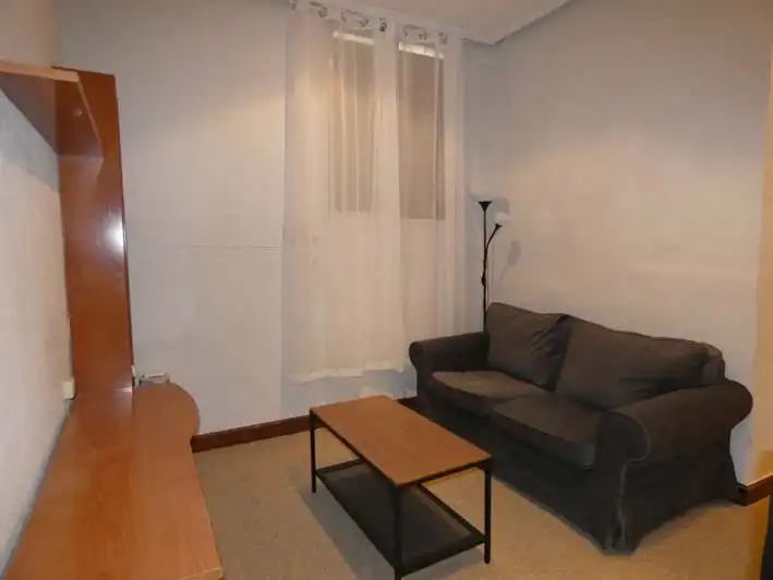 Living room of Flat for sale in Bilbao   with Furnished