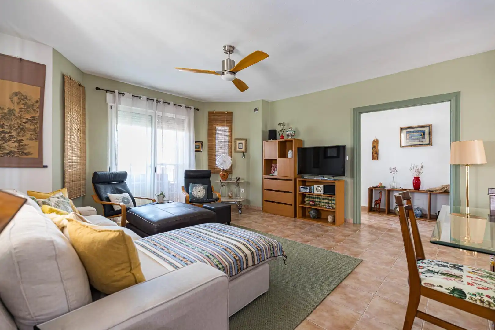 Living room of Houses for sale in Molina de Segura  with Air Conditioner, Private garden and Terrace