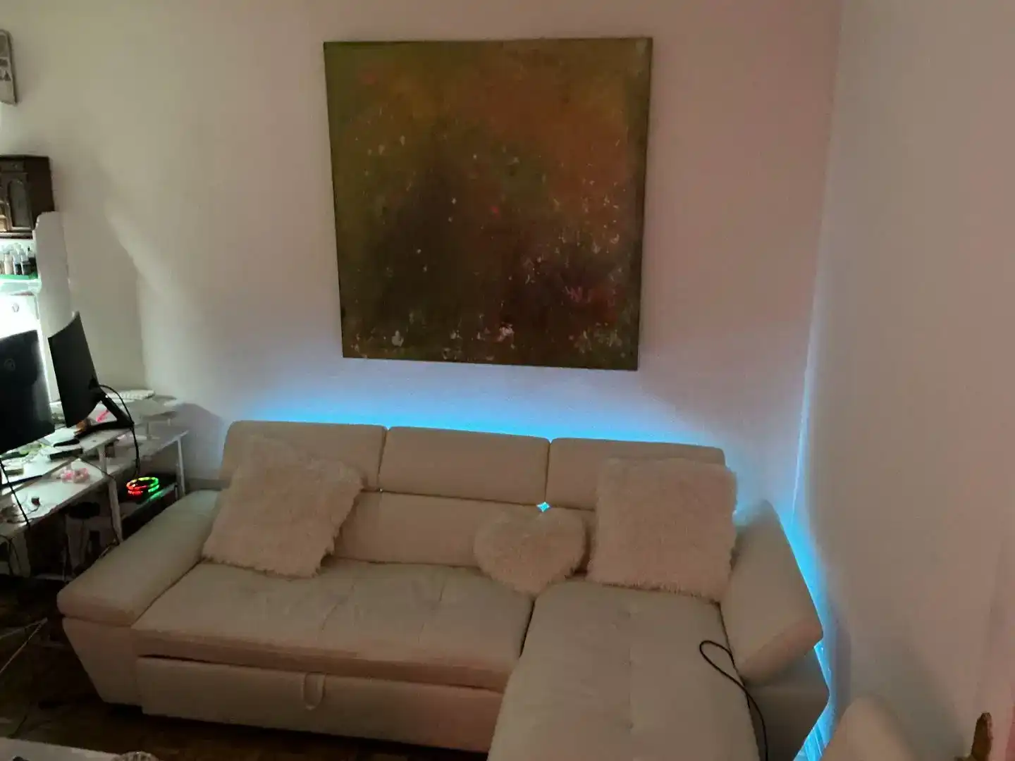 Sala d'estar de Pis en venda en Madrid amb Aire condicionat, Jardí privat i Parquet