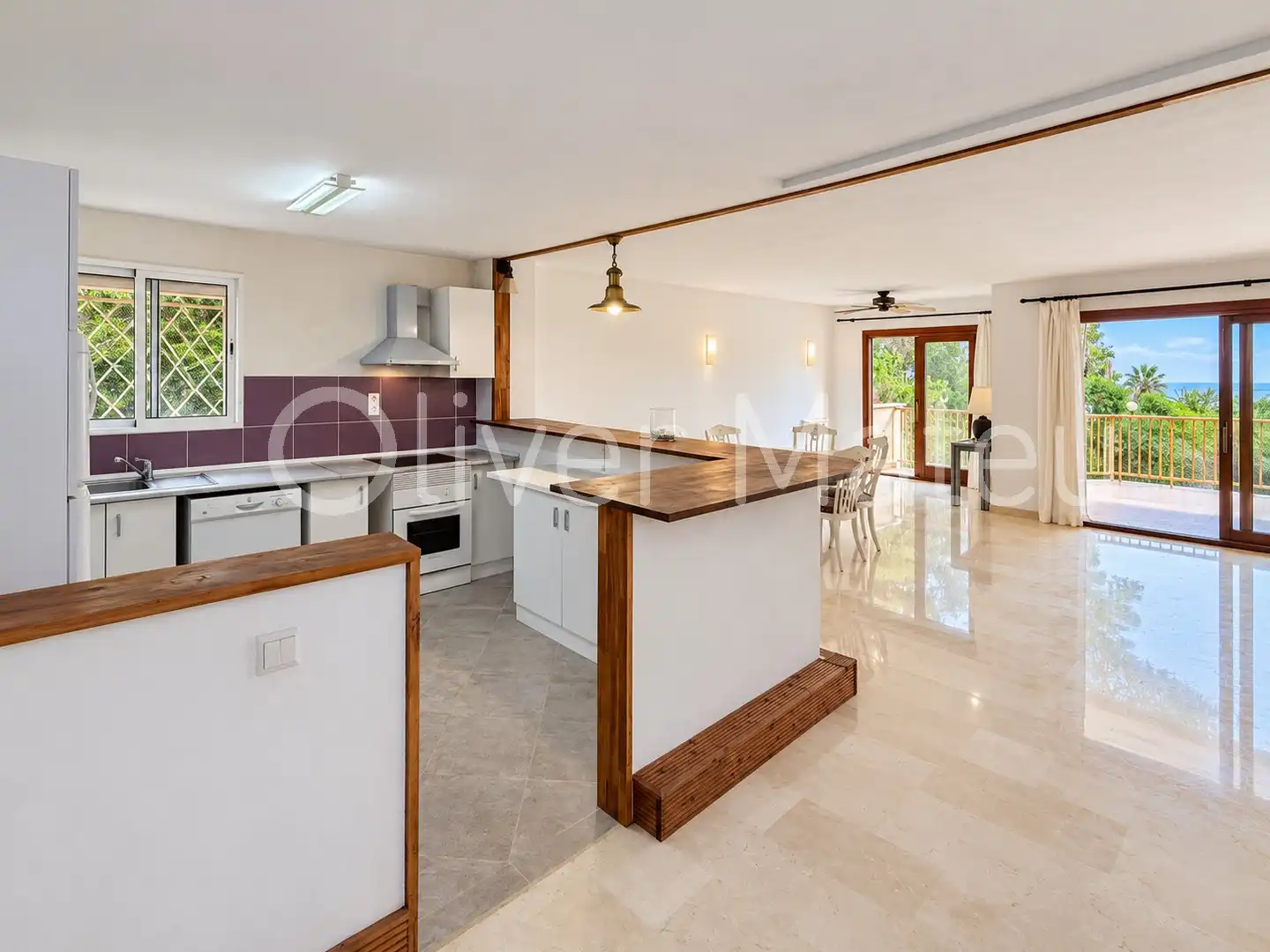 Cocina de Dúplex en venta en Cala Vinyes