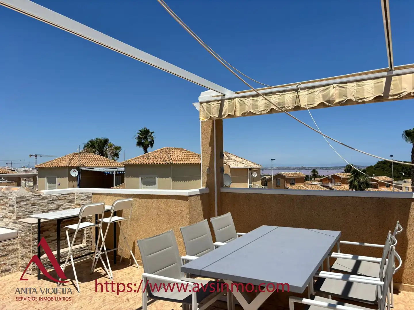 Terraza de Piso en venta en Torrevieja con Aire acondicionado, Jardín privado y Terraza