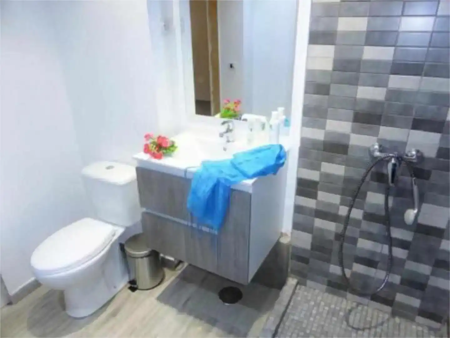 Bany de Apartament de lloguer en La Oliva amb Aire condicionat