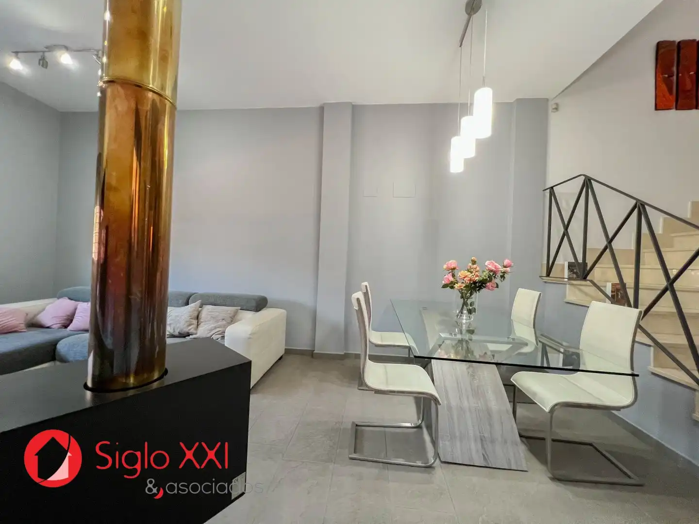 Dining room of Houses for sale in Les Alqueries / Alquerías del Niño Perdido  with Private garden, Terrace and Balcony