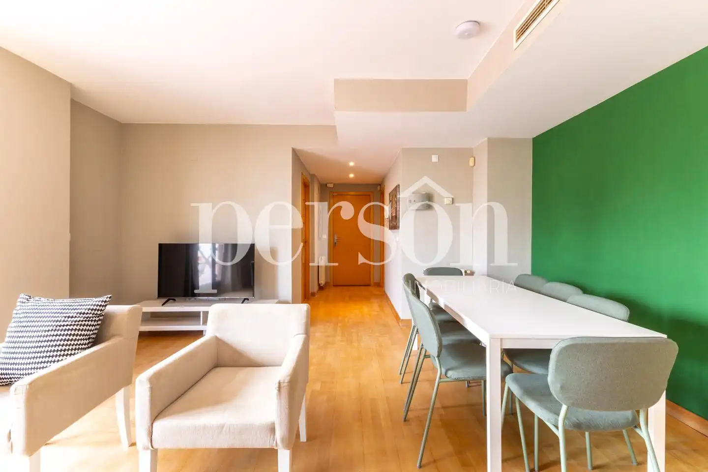 Sala de estar de Ático de alquiler en Valencia con Aire acondicionado, Terraza y Amueblado