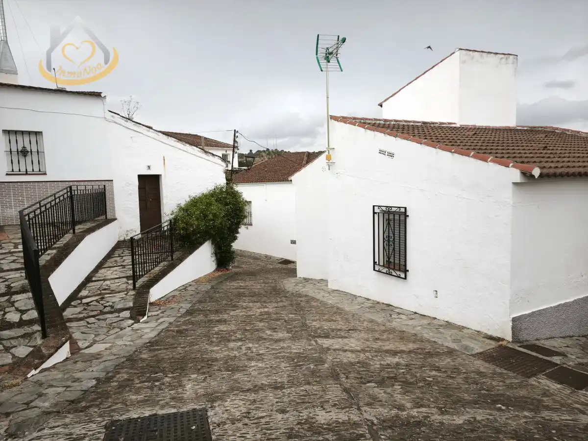 Vista exterior de Casa o xalet en venda en Sanlúcar de Guadiana amb Jardí privat, Terrassa i Moblat