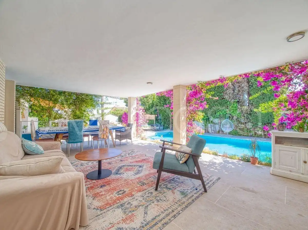 Terrassa de Casa o xalet en venda en Sant Joan d'Alacant amb Aire condicionat, Calefacció i Jardí privat