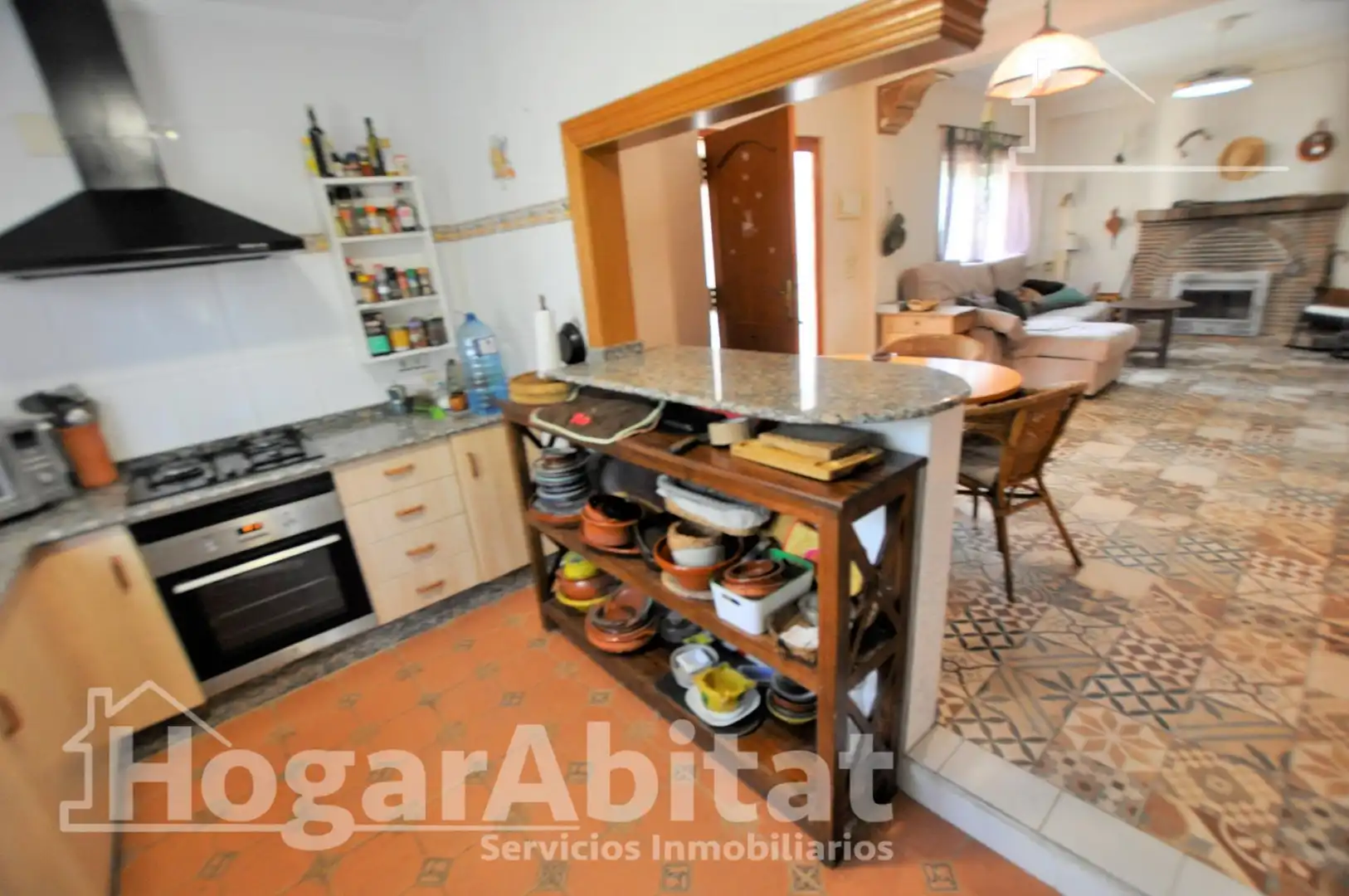 Cocina de Casa o chalet en venta en Chiva con Aire acondicionado, Calefacción y Jardín privado